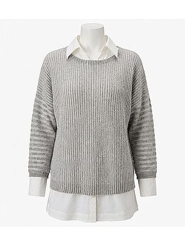 Stella Carakasi Cozy Chic Pullover in Heather (view 1)