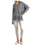 Umgee Gray Frayed Knit Pullover Sweater in Oreo Size S - photo 2