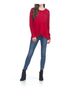 Papillon Solid Red Crossover 3 Button Top in Red Size XL - photo 2