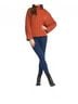 Papillon Solid Red Cable Knit Oversized Cropped Sweater in Rust Size XL - photo 2