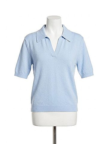 Astr Brauwin Polo Sweater in Blue (view 1)