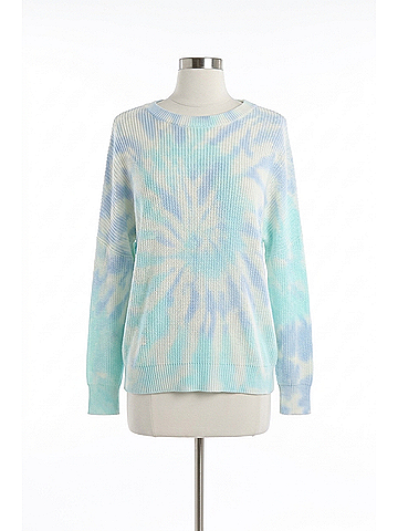 Vintage Havana Criss Cross Open Back Top in Swirl Tie Dye (view 1)