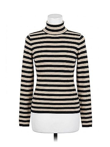 KAFFE Kalizza Rollneck Slim Fit Pullover Sweater in Feather Grey Mel Black (view 1)