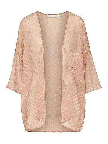Bishop + Young Lisbon Print Kimono in Peach (view 2)