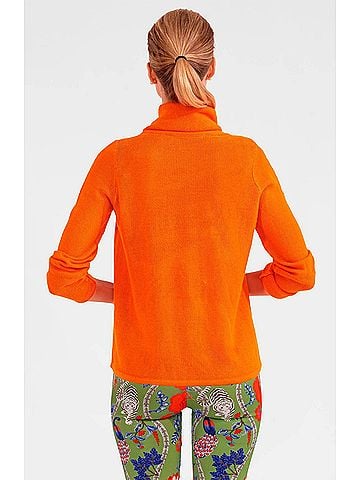 Gretchen Scott Designs Knit Knit Turtleneck Sweater in Orange (view 2)