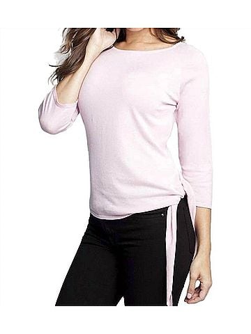 Angel Side-Tie Sweater in Pink (view 2)