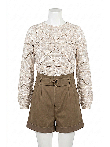 Blu Pepper Brooklyn Sweater in Cream (view 1)