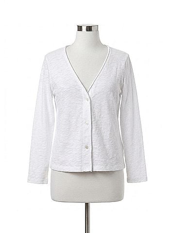 Habitat Cotton Slub Easy Jacket in White (view 1)