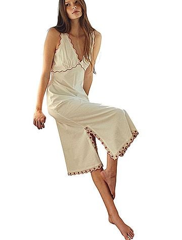Anthropologie Bonnie embroidered strawberry Casual Dress (view 1)