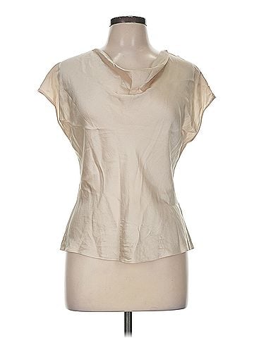 Vince. Vince. Short Sleeve Silk Top (view 1)
