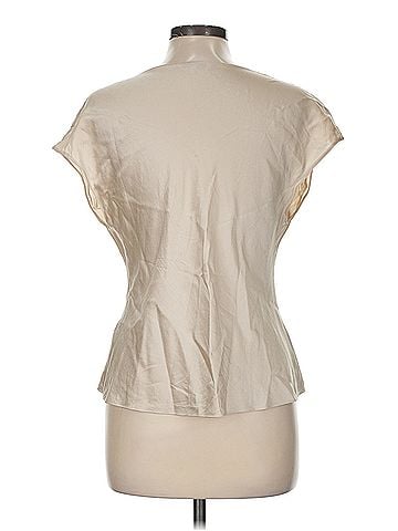 Vince. Vince. Short Sleeve Silk Top (view 2)