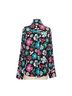 Express Floral Multi Color Pink Blue Long Sleeve Button-Down Shirt Size S - photo 2