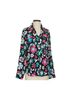 Express Floral Multi Color Pink Blue Long Sleeve Button-Down Shirt Size S - photo 1