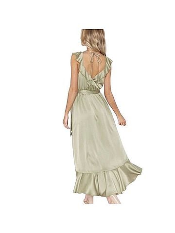 Show Me Your Mumu Samantha Ruffle Wrap Dress Casual Dress (view 2)
