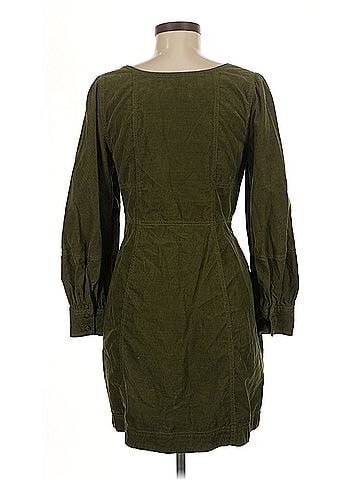 Madewell Madewell Corduroy Seamed Long-Sleeve Mini Dress (view 2)