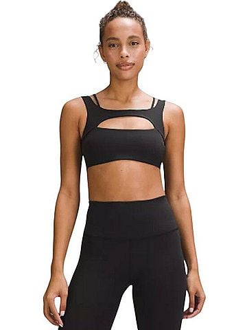 Lululemon Athletica Everlux Front Cut-Out Train Bra Sports Bra (view 1)