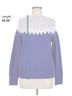Ann Taylor Chevron-herringbone Blue Ann Taylor Pullover Sweater Size M - photo 5