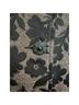 George Floral Black Gold Trenchcoat Size 4 - photo 5