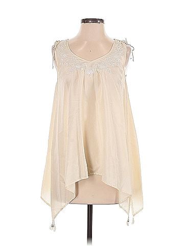 Maeve Maeve Sleeveless Silk Top (view 1)