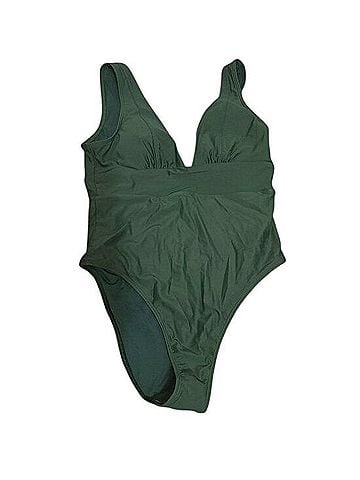 Quince Italian plunge One Piece Swimsuit (view 1)