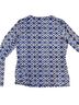 Lands' End Graphic Blue White Rash Guard Size S - photo 2