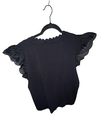 Karl Lagerfeld Paris Short Sleeve Blouse (view 2)