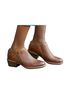 Timberland 100% Calf Leather Brown Ankle Boots Size 6 1/2 - photo 1