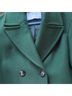 Mango 75% Wool 25% Polyamide 100% Viscose 100% Polyester 100% Polyester 100% Polyester Green Coat Size XXS - photo 6