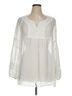Daniel Rainn 100% Polyester Ivory Daniel Rainn Long Sleeve Blouse Size XL - photo 1