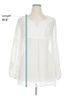 Daniel Rainn 100% Polyester Ivory Daniel Rainn Long Sleeve Blouse Size XL - photo 5