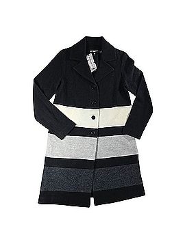 Karl Lagerfeld Paris Colorblock Longline Cardigan Coat (view 1)