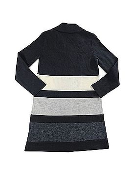 Karl Lagerfeld Paris Colorblock Longline Cardigan Coat (view 2)
