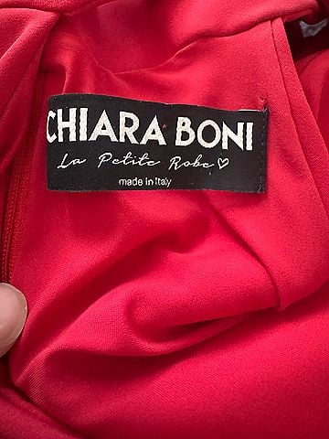 Chiara Boni La Petite Robe Gudrum Halter Ruffle Gown Fire Cocktail Dress (view 2)