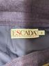 Escada Solid Blue Escada Formal Skirt Size 42 waist - photo 4