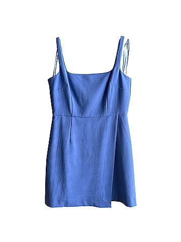 French Connection Whisper Baja Blue Cocktail Dress (view 1)
