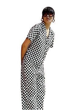 Wray Checkerboard Jumpsuit (view 1)