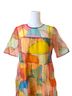 STAUD Multi Color Cocktail Dress Size L - photo 2