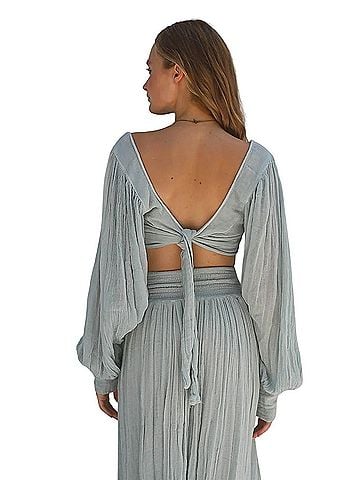 Jen's Pirate Booty Long Sleeve Blouse (view 2)