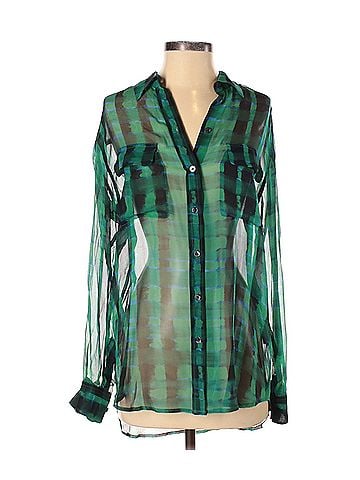Equipment Equipment Long Sleeve Silk Top (view 1)