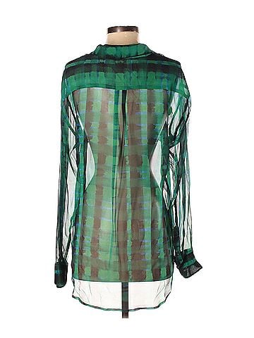 Equipment Equipment Long Sleeve Silk Top (view 2)