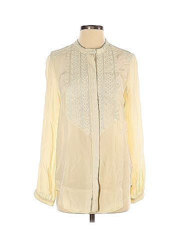 Aryn K. Aryn K. Long Sleeve Silk Top (view 1)