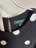 Ralph Lauren Polka Dots Black White Active Dress Size 14 - photo 3