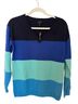 Talbots 100% Cashmere Blue Teal Black Cashmere Pullover Sweater Size S (petite) - photo 1