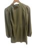 ASOS DESIGN Olive Green High Neck Puff Sleeve Mini Dress Cocktail Dress - photo 2