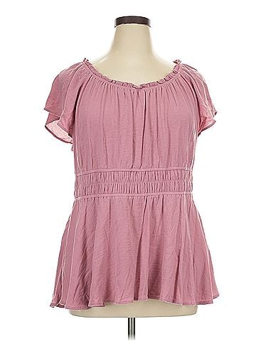 Torrid torrid Torrid Short Sleeve Blouse (view 1)