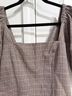 Whimsy + Row Plaid Multi Color Short Sleeve Blouse Size L - photo 7