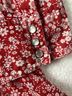 Old Navy Floral Red Button-Down Shirt Size M - photo 4
