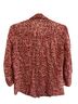 Old Navy Floral Red Button-Down Shirt Size M - photo 2