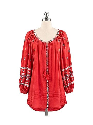 Sundance Boho Tunic Mini Casual Dress (view 1)
