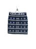 J.Crew Floral Stripes Blue White Casual Skirt Size 0 - photo 2